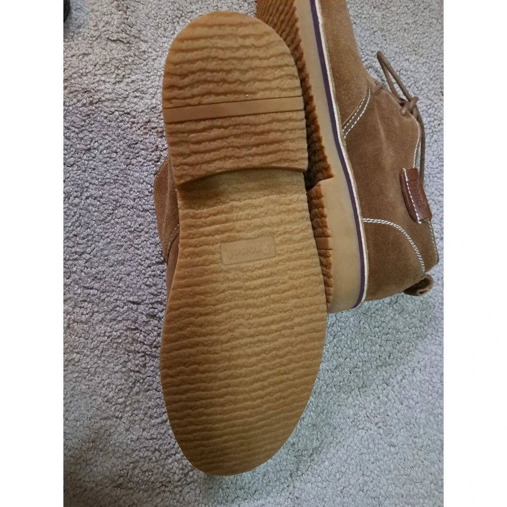 Propet Finn Men's Tan Suede Leather Upper Lining‎ Oxford Shoes 12 M( D) NEW